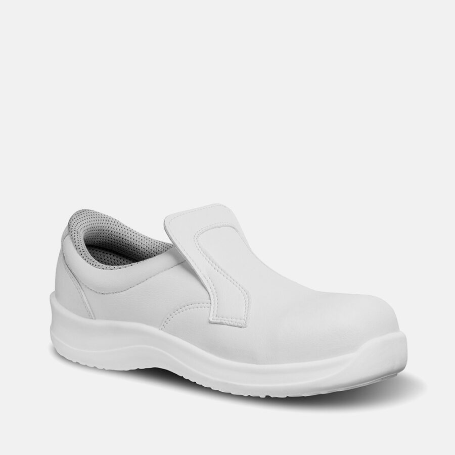 mocassino di sicurezza white elegance