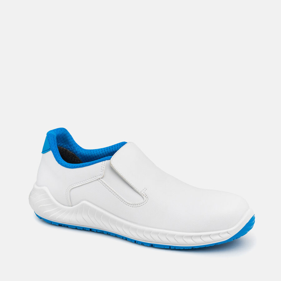 mocassino antinfortunistico bianco linea young