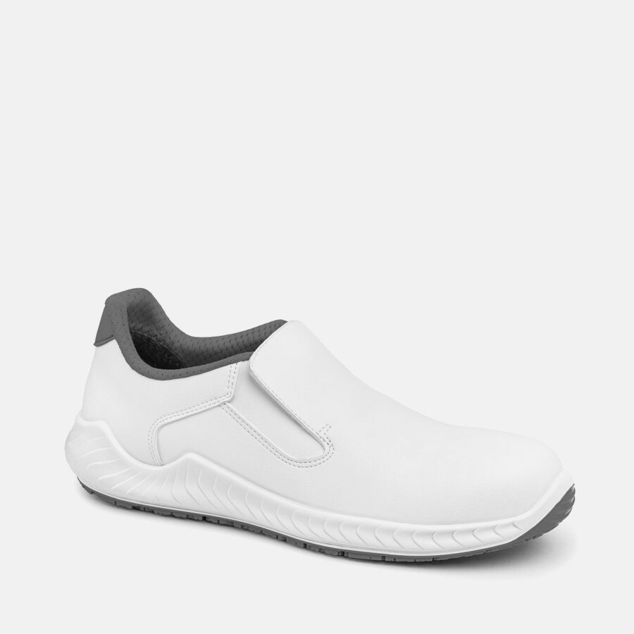 mocassino antinfortunistico bianco linea young